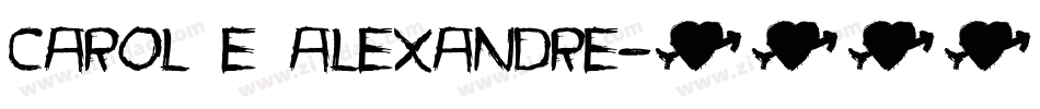Carol e Alexandre字体转换